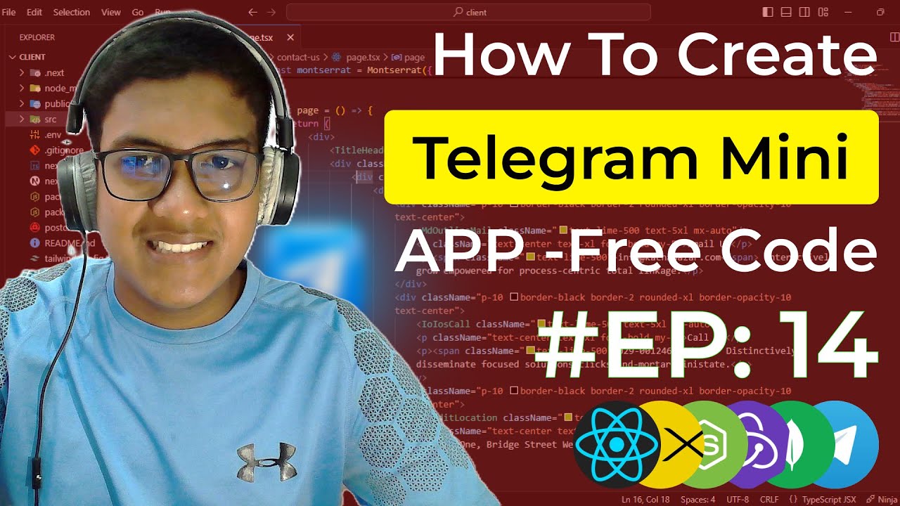 Complete Telegram Mini Apps | Server Side | #14 | Siam Shekh - YouTube