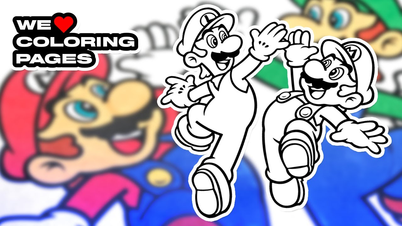 Luigi Coloring Pages Printable Luigi Coloring Pages Printable