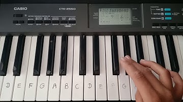 Vahuvaru Garbo play in Casio ctk 2550 by Chirag Goswami