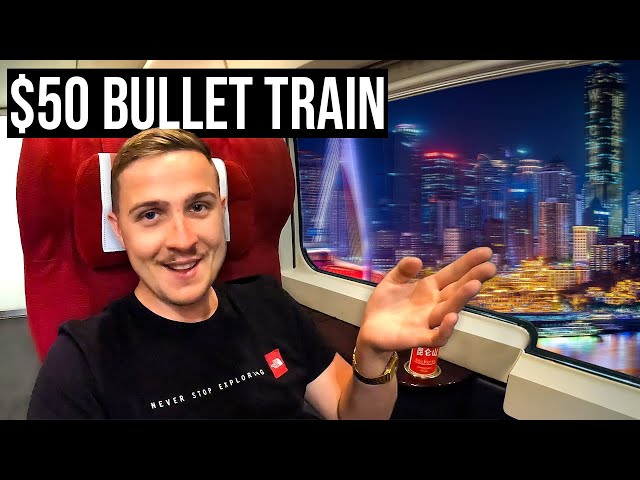 First Experience on China's PREMIER CLASS Bullet Train 🇨🇳 class=