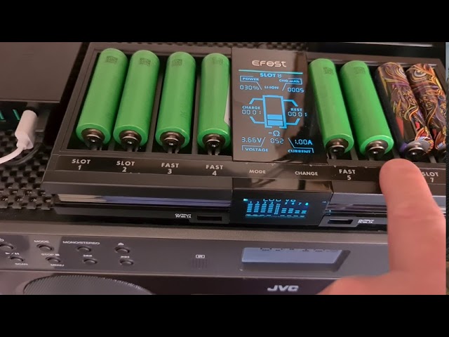 efest luc v8 double lcd screen fast battery charger supplier