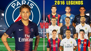 2018 Neymar Jr 🆚 2016 Legends (Messi, Benzema, Di Maria, Suarez, Bale, Zlatan, Ronaldo)💪⚽🔥