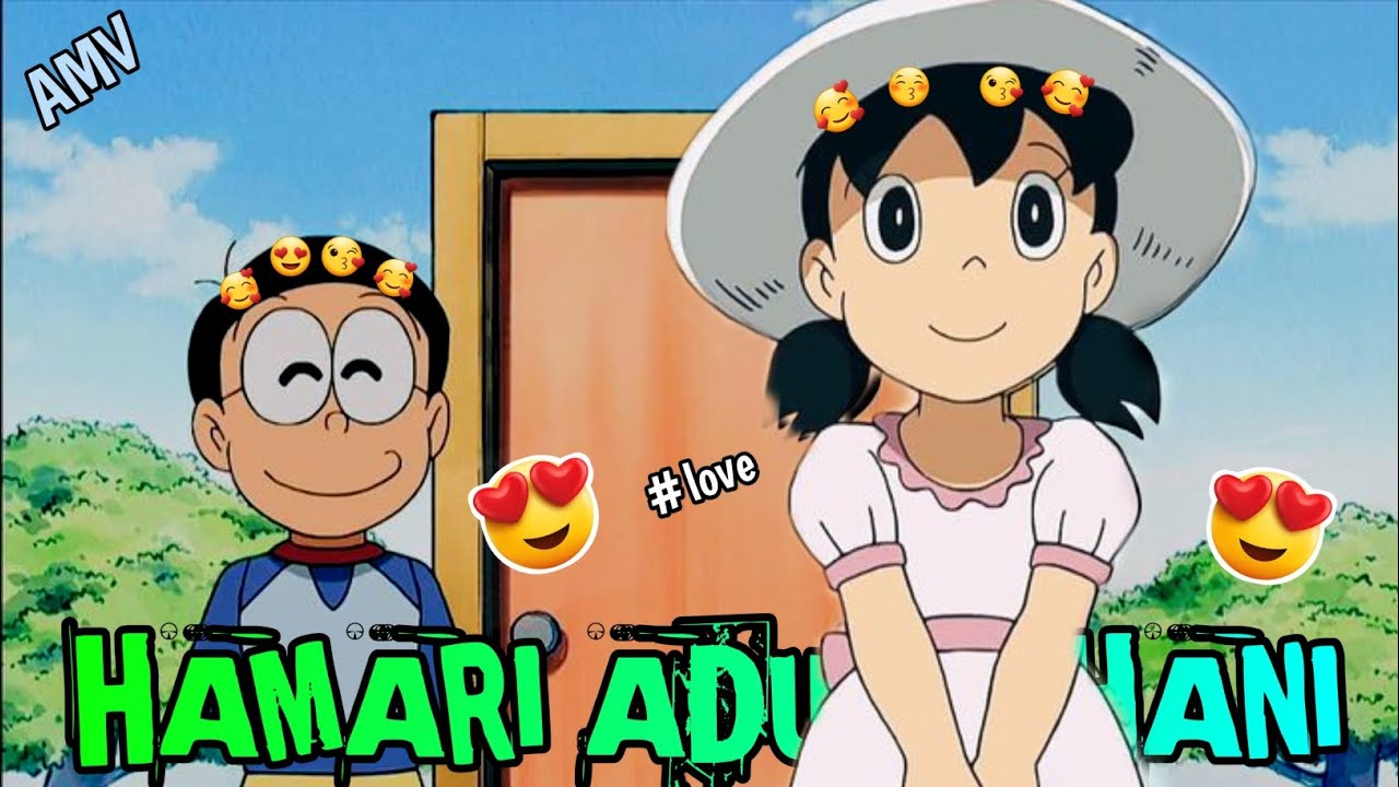 Nobita shizuka love amv video|| Hamari adhuri] kahani song || ft arjith_sing || Doremon amv || 🥰😘😍||