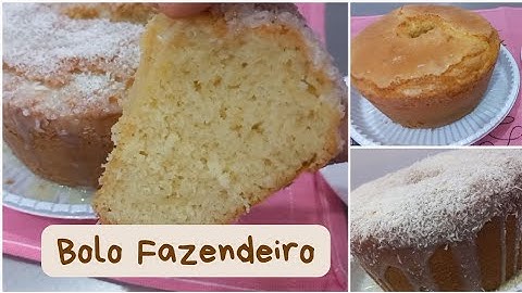 Bolo Fazendeiro vai vender muito/Macio e úmido/ Um sabor único/ Coco e queijo #bolos #receitas