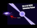 Fastest Spinning Pulsar In The Universe||#shorts