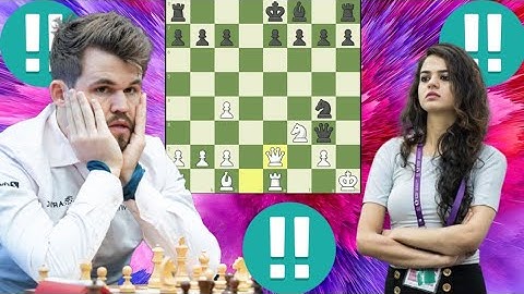Tania Sachdev vs Magnus Carlsen chess game 33