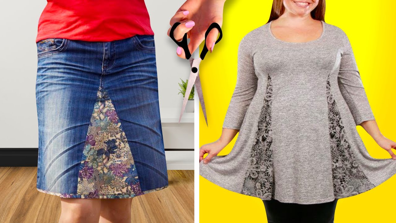 Transforme suas Roupas Velhas e Apertadas em Peças Incríveis com Estas Ideias DIY de Costura