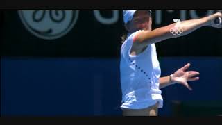 Tennis: Justine Hénin - Coup droit lifté (Justine Henin's Forehand )
