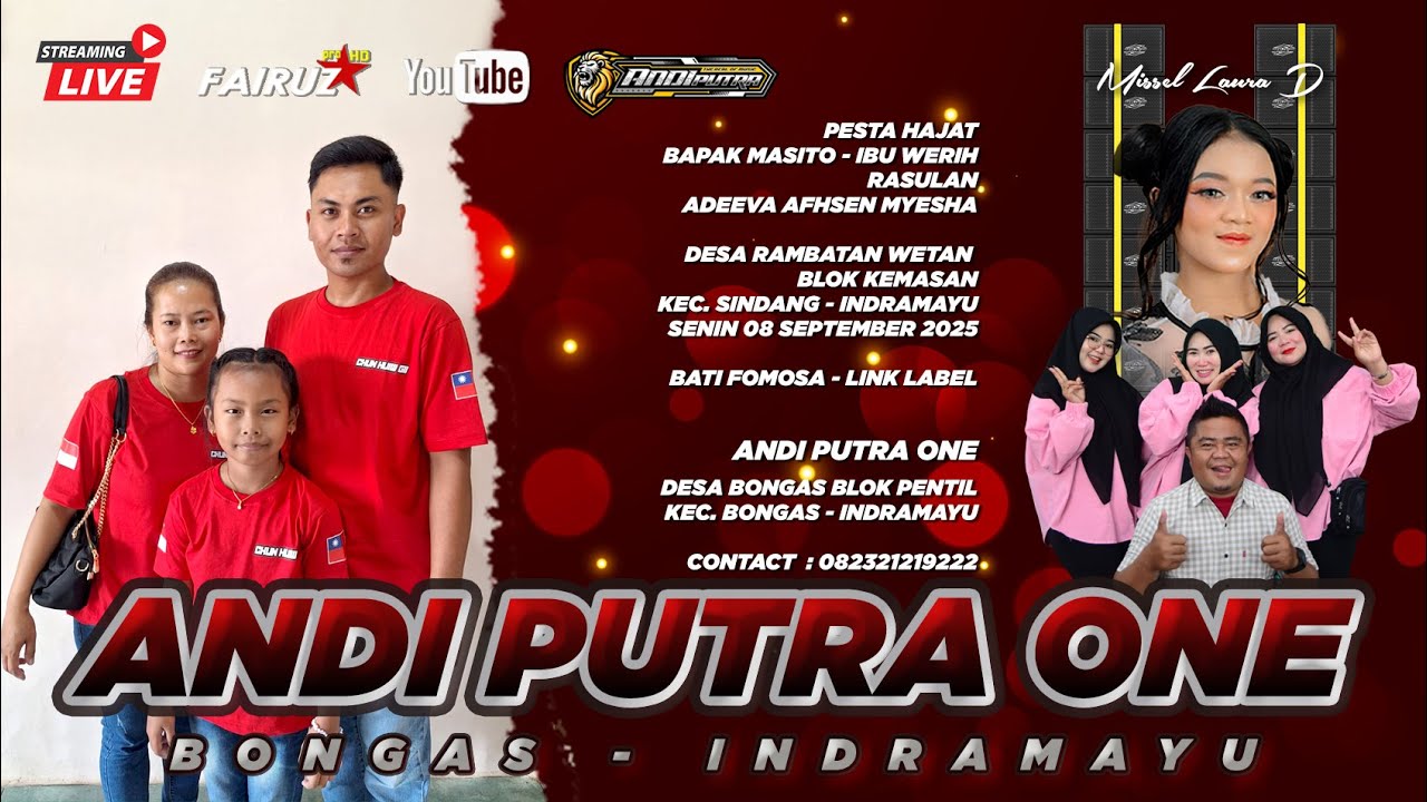 🔴 LIVE | ANDI PUTRA ONE | DS RAMBATAN WETAN KEC SINDANG - INDRAMAYU | SENIN 08 SEPTEMBER 2025