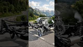 Realistic Car Build from a Thrown Key 🔑 | POV Mechanical Assembly#foryou #goviral #usa #uk #fypシ