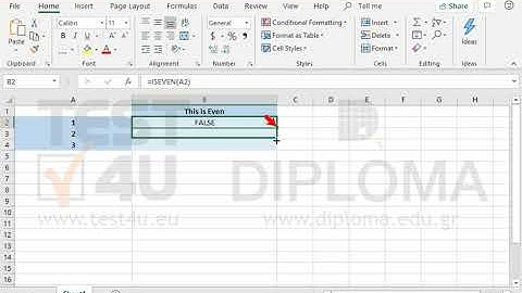 In the cells B2:B4 insert the appropriate function to return TRUE if the respective cell of the...