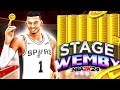 7’4 VICTOR WEMBANYAMA BUILD is a VC GLITCH in the STAGE (NBA 2K24)