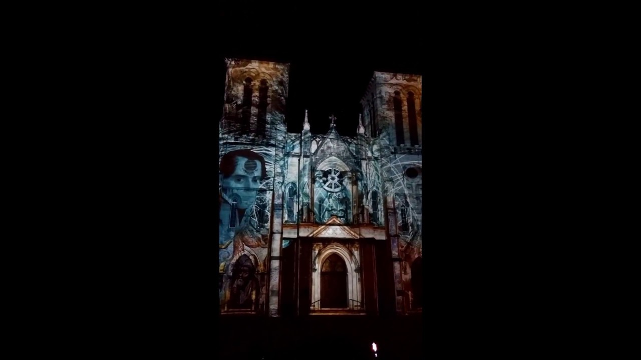 SAN FERNANDO CATHEDRAL LIGHT SHOW 2016 YouTube