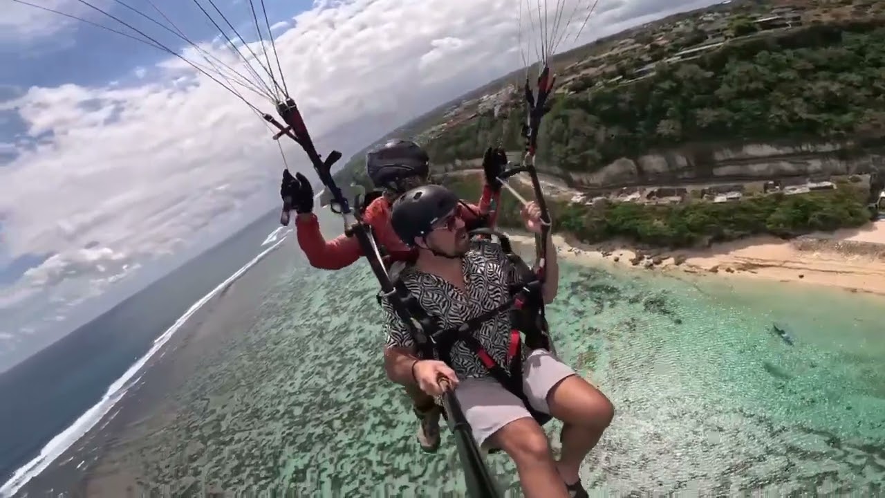 Paragliding in Uluwatu Bali Indonesia - Ryan Conley
