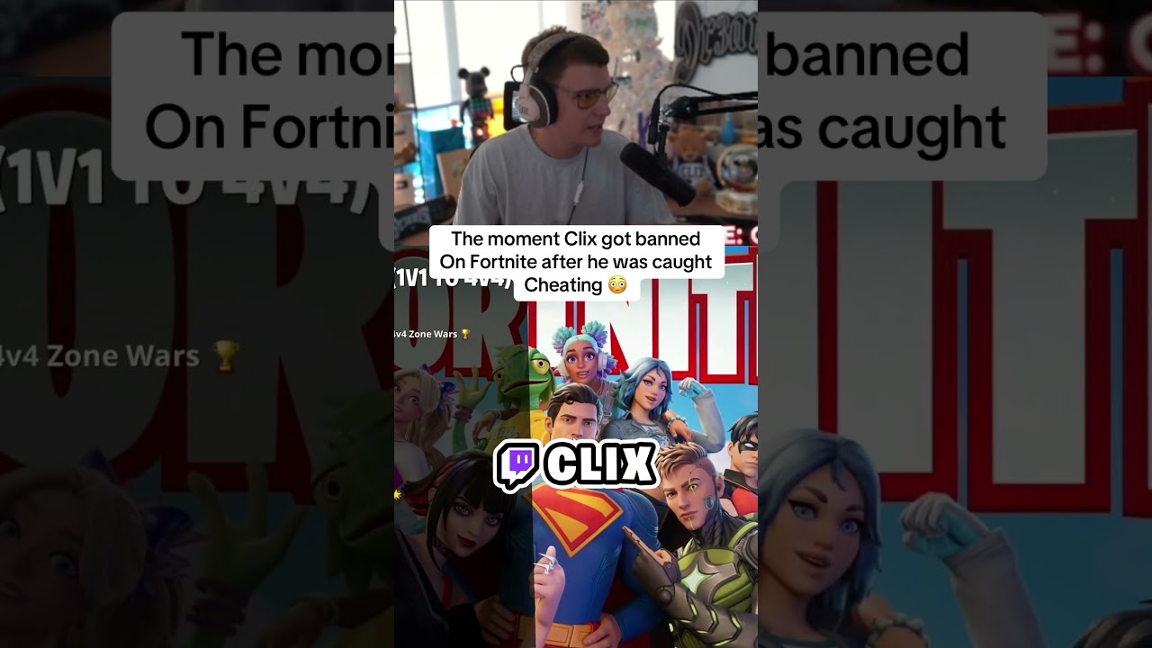 The Moment Clix Got BannedOn Fortnite After He Was Caught Cheating Peterbot