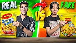 Real vs Fake Brands Food Challenge !! *Unbelievable* ?