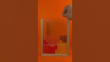 “Real Tetris ASMR with Warm Orange Vibes – So Satisfying!”