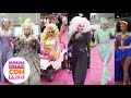 Crowned Queen Runway w/ Bebe, Alaska, Trixie, Sharon, Sasha & Jinkx at RuPaul's DragCon 2018: LA