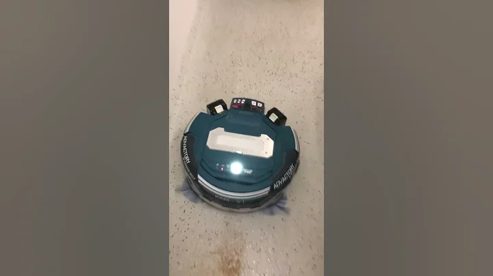 Kari-V1 cleaning robot in operation in a flour mill