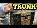 FOUND TRUNK I Bought An Abandoned Storage Unit Locker Opening Mystery Boxes Storage Wars Auction