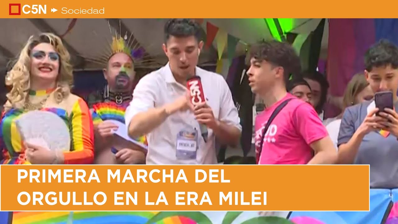 C5N en la MARCHA del ORGULLO 2024