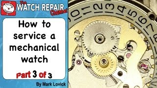 How to service a mechanical watch. Part 3. AS 1900 in a Rotary watch