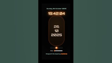 🕒 Nixie Tube Clock — A Futuristic HTML CSS JavaScript Project | CodeRehab