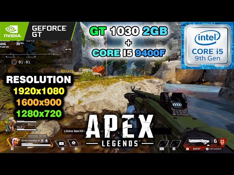 Apex、Valorant動作確認済 Core i5 GT1030 SSD512 Apex Legends - GT 1030 + I5 9400F (2022) // Gameplay Benchmark