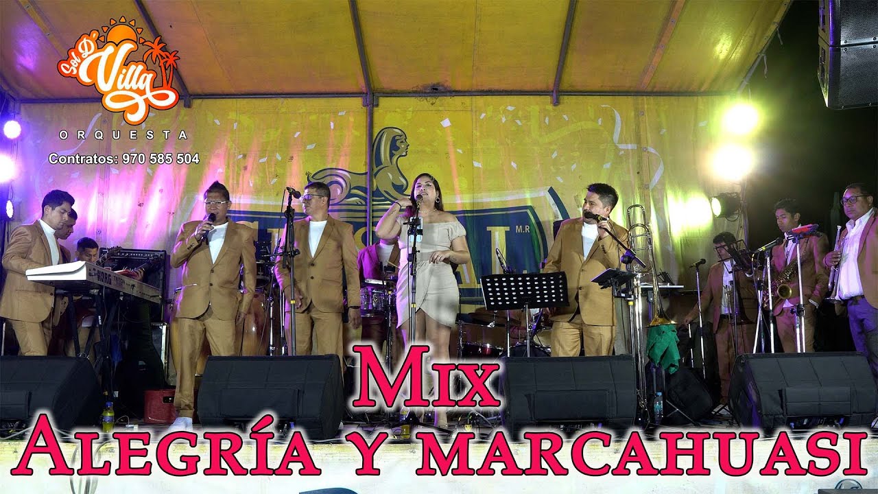 Mix Alegria y Marcahuasi 【4K】SOL D VILLA ORQUESTA