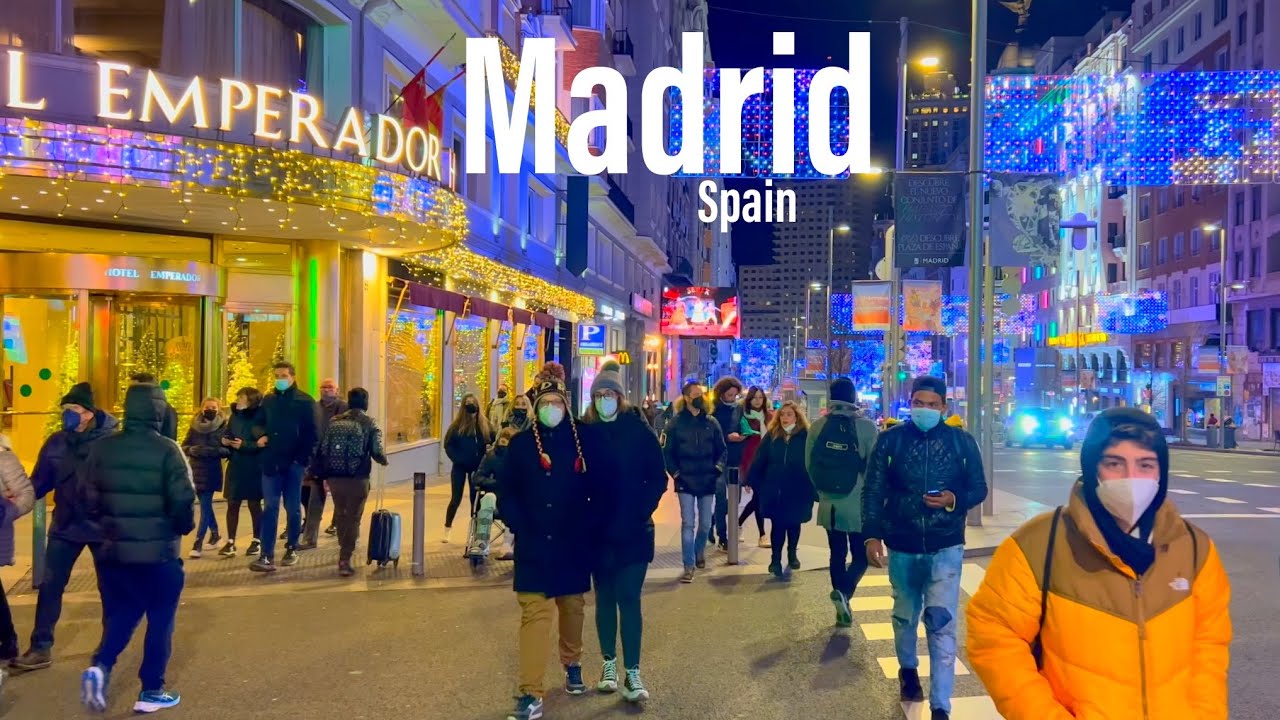 Watch Madrid at night