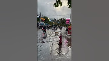 Triều Cường Cần Thờ Nước Lên Ngập Đường#shock