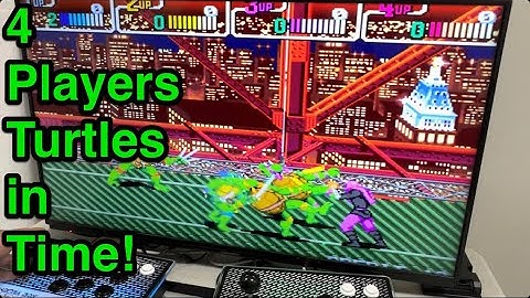 4 Players Ninja Turtles Arcade Game w/Pandora Platinum