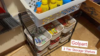 Golpart 3 Tier Adjustable Storage Shelves, great for any room #shelf #shelving #storage 27 Geo 3 Tier Shelf