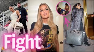 Khloé Kardashian challenged Kim to hit her with a 'huge' Birkin bag after their infamous fight