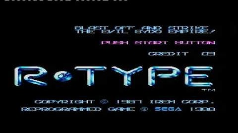 [Master system] Introduction du jeu "R-Type" de Irem / Compile (1988)