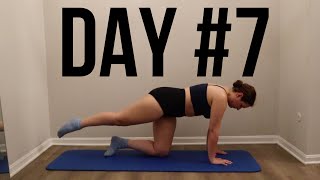 Day #7 Pilates 30 Day Workout Challenge At Home Fitness No Equipment
