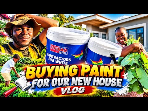 WE Bought Paint 🏠 for our new house | Car Problem, Work, Garden Harvest & Cookin