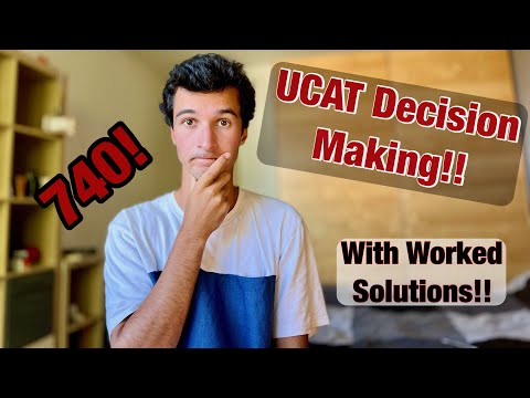 UCAT Decision Making Tips - How to consistently score over 700!