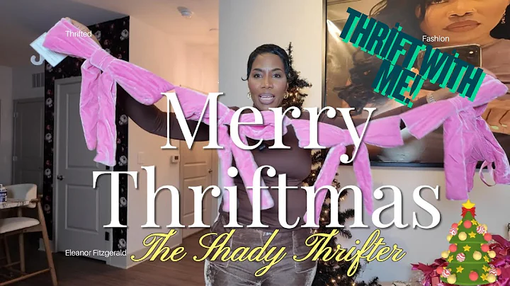 🎄 THRIFTING My Christmas Decor + Finding a UNIQUE Thrifted Christmas Tree | Cozy Holiday Home Tour