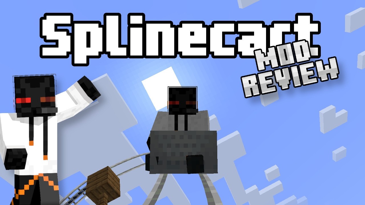 Minecraft Mod Review: Splinecart (1.21.1 Showcase Deutsch) - YouTube