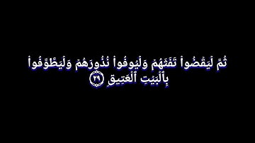 آيات الحج من سورة الحج بصوت القارئ أيمن محمد عبدالمنعم