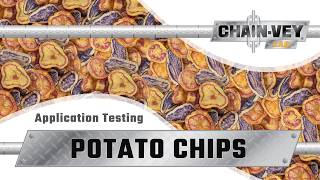 Potato Chips Through Chain-Vey Conveyor