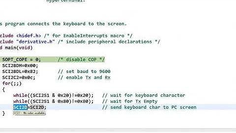 Codewarrior Eclipse for HCS08   Lab7