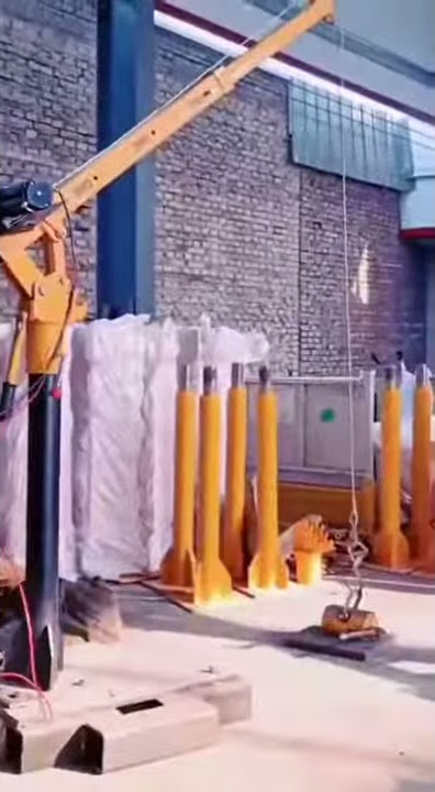 New 500kgs pickup crane davit crane one hand can adjust the beam