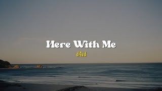 Here With Me - d4vd [Speed up] | (Lyrics & Terjemahan) Resimi