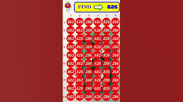 Only 3% Catch the Hidden Number in Time! #usa #quiz #eyetest #shorts