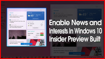 How to Enable News and Interests Control Panel In Windows 10 Insider Preview (OS Built-21286) ✔✔✔