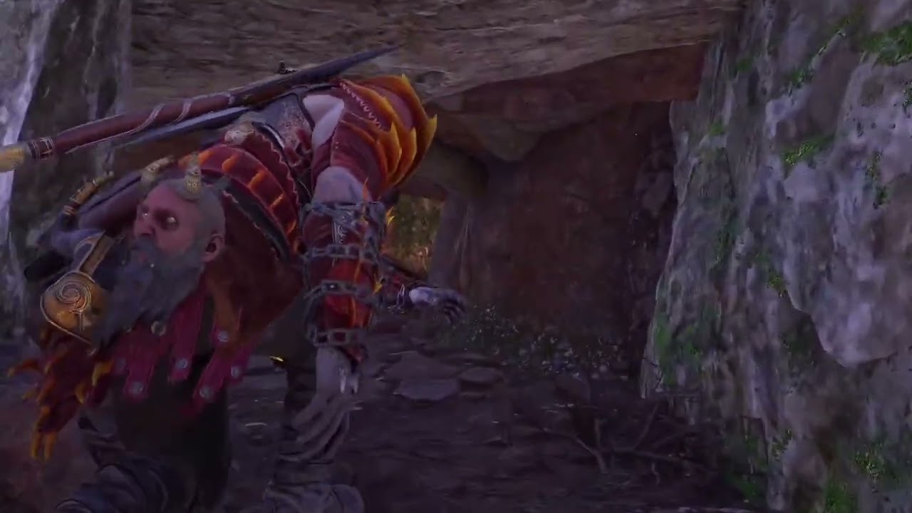God of War Ragnarok Returning to Wishing Well in Vanaheim (from Jungle Entrance)