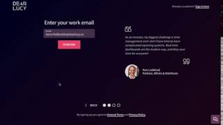 How to sign-up and connect Dear Lucy to your CRM screenshot 1