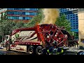 **PRE-ARRIVAL** FDNY BOX 780 - FDNY OPERATING AT RECYCLING TRUCK FIRE ON WEST 41ST STREET, MANHATTAN